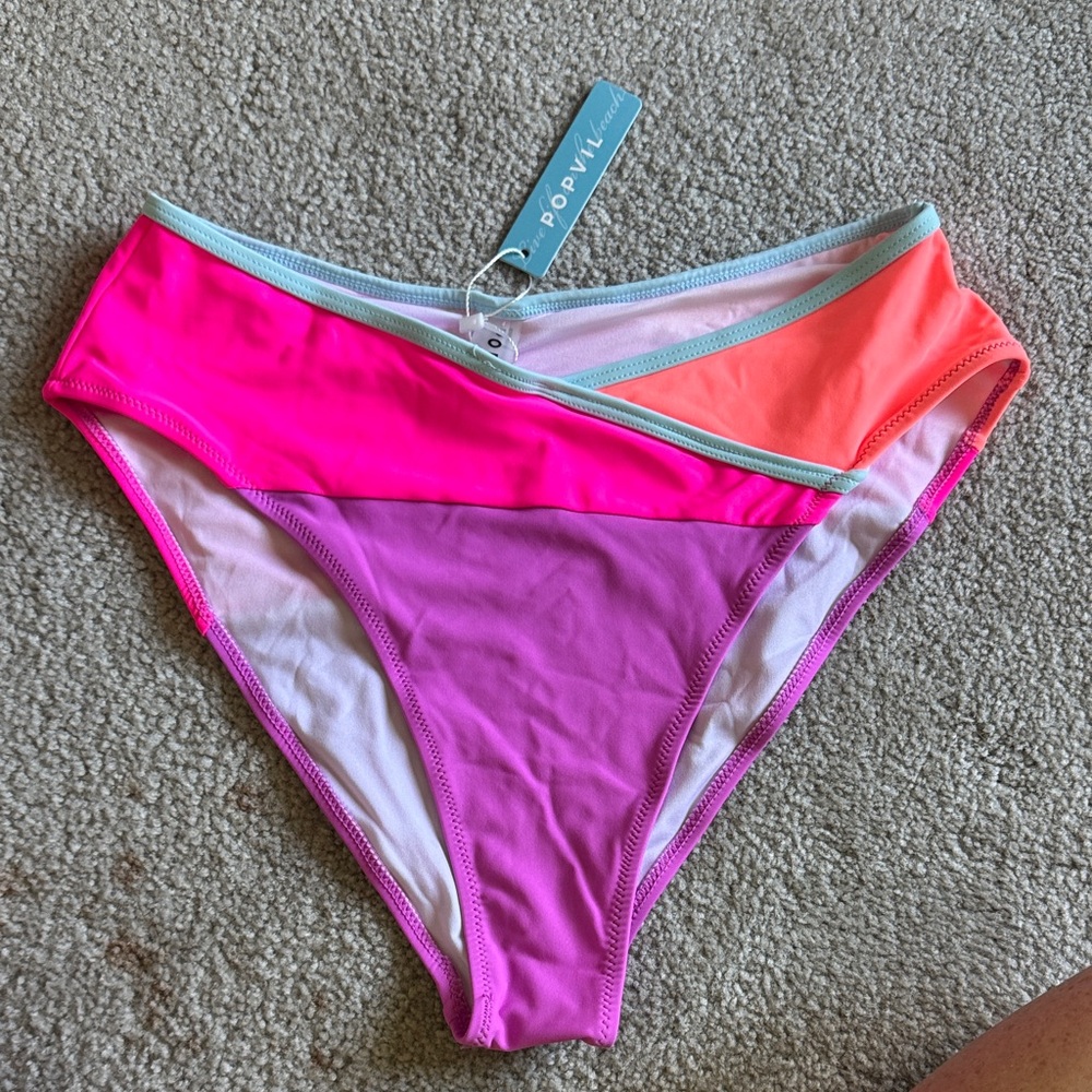 Women's Popvil Colorblock Bikini Bottom